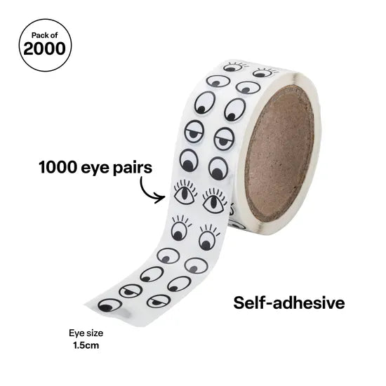Paper Eye Stickers - Pack of 2000 - Modern Teaching Aids NZ