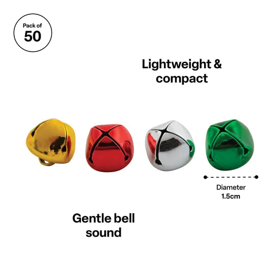 Christmas Jingle Bells - Pack of 50 - Modern Teaching Aids NZ