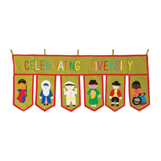 Celebrating Diversity Banner - Modern Teaching Aids NZ
