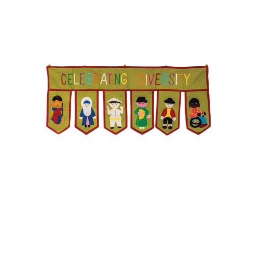 Celebrating Diversity Banner - Modern Teaching Aids NZ