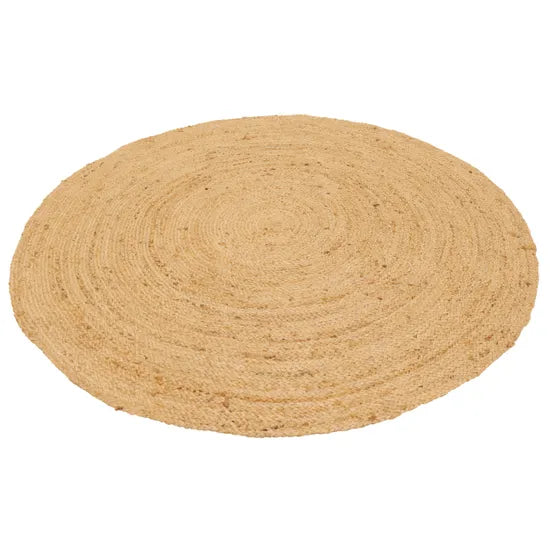 Fair Trade Chindi Natural Rug - 150 cm (dia.)