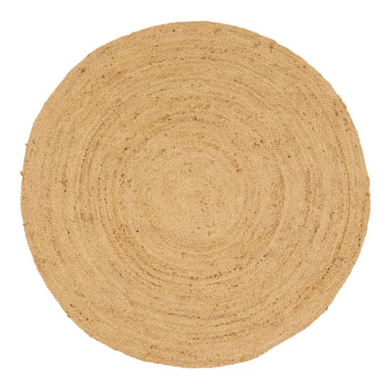 Fair Trade Chindi Natural Rug - 150 cm (dia.)