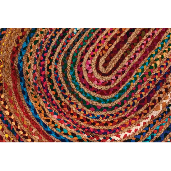 Fair Trade Chindi Woven Recycled Rug - 300 (L) x 250 (W) cm - Modern Teaching Aids NZ