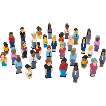 Multicultural Block Play Families - 32 pieces - Modern Teaching Aids NZ