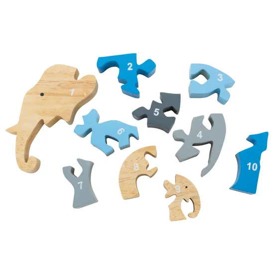 Number Elephant Family Puzzle - Modern Teaching Aids NZ