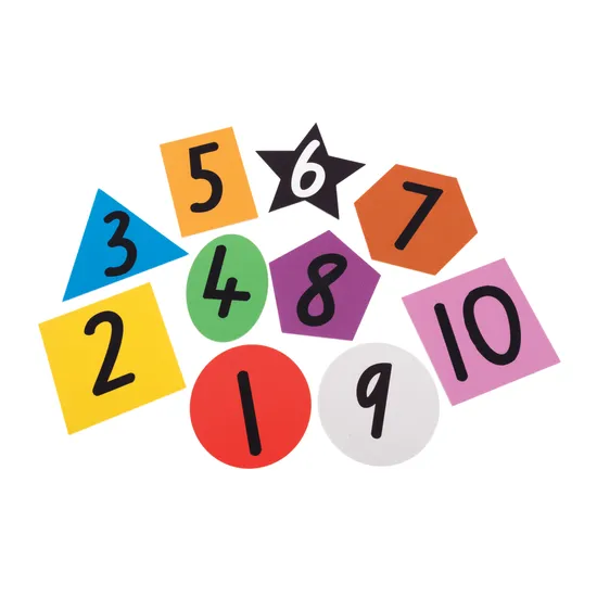 Teachables Shapes and Numbers Toss Mats - Gross Motor Maths Play - Modern Teaching Aids NZ