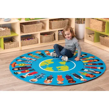 Multicultural Children Floor Mat - 150cm - Modern Teaching Aids NZ