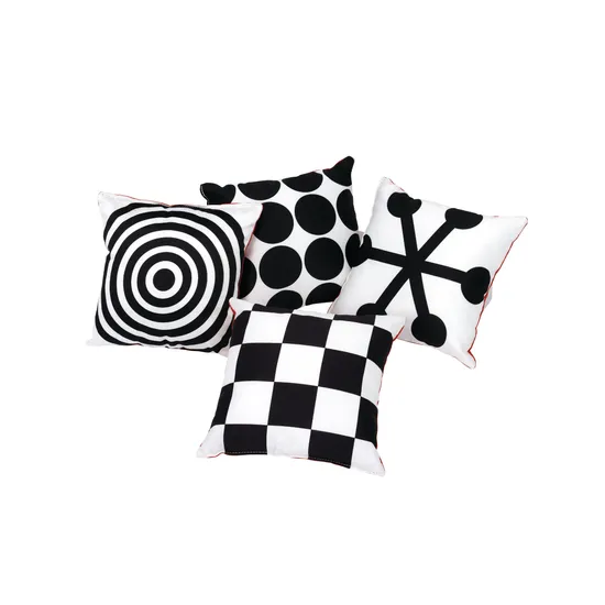Geometric Perception Cushions 25cm - PK4 - Modern Teaching Aids NZ
