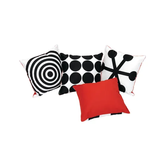 Geometric Perception Cushions 25cm - PK4 - Modern Teaching Aids NZ