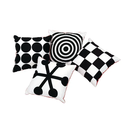 Geometric Perception Cushions 25cm - PK4 - Modern Teaching Aids NZ