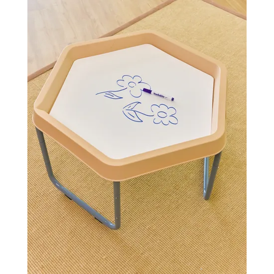 MTA Spaces - Whiteboard Hex Mat - 76 x 67cm - Modern Teaching Aids NZ