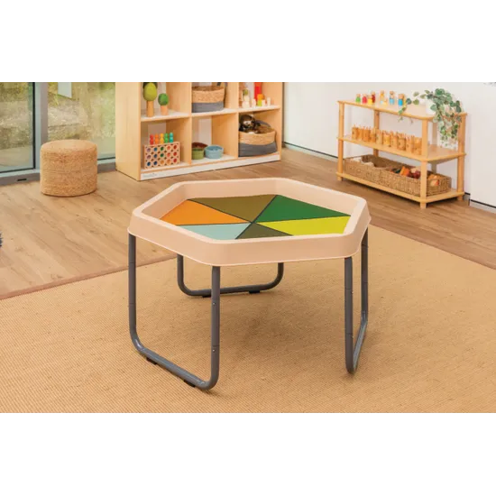 MTA Spaces - Hex Tray Playmat - Natural - Modern Teaching Aids NZ