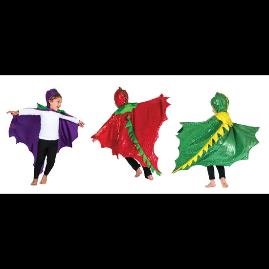 Dragon Dress Up Capes - Set of 3 - Modern Teaching Aids NZ