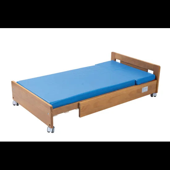SafeSpace - Extendable Trundle Bed & Mattress - Natural