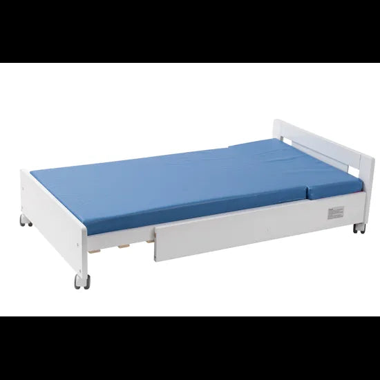SafeSpace - Extendable Trundle Bed & Mattress - White