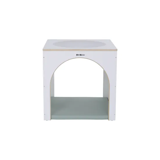 SafeSpace Toddler Exploratory Cube & Mat - Sage Green - Modern Teaching Aids NZ