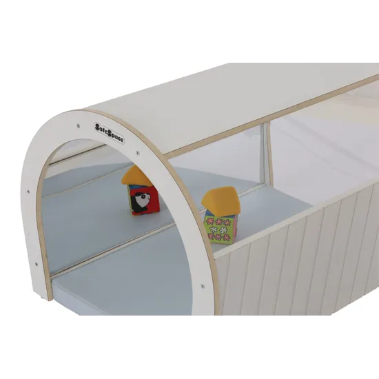 SafeSpace Toddler Crawl Tunnel & Mat - Light Blue - Modern Teaching Aids NZ