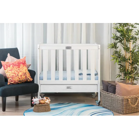 SafeSpace Compact Cot Mattress & Drawer White - Modern Teaching Aids NZ