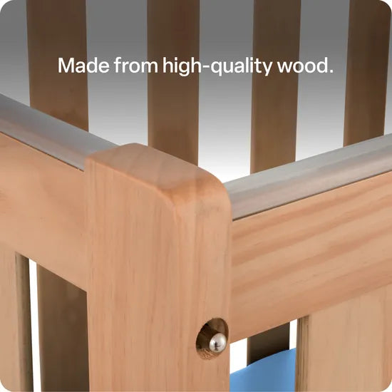 SafeSpace - Ergonomic Cot & Mattress - Natural - Modern Teaching Aids NZ