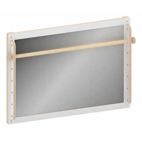 SafeSpace - Wall Mirror with Adjustable Barre - White - Modern Teaching Aids NZ