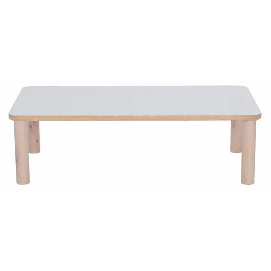 SafeSpace - Toddler Rectangular Table - White - Modern Teaching Aids NZ