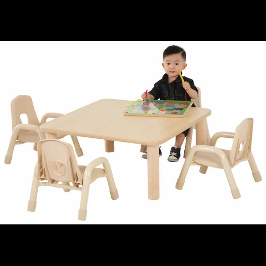 SafeSpace - Square Table - 80x80x35 - Modern Teaching Aids NZ