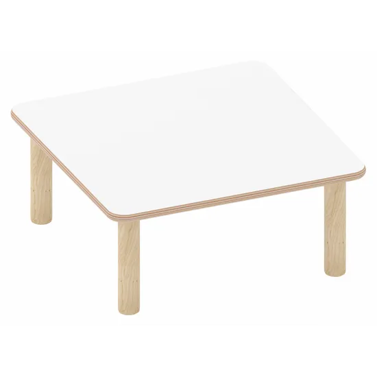 SafeSpace - Toddler Square Table - White - Modern Teaching Aids NZ