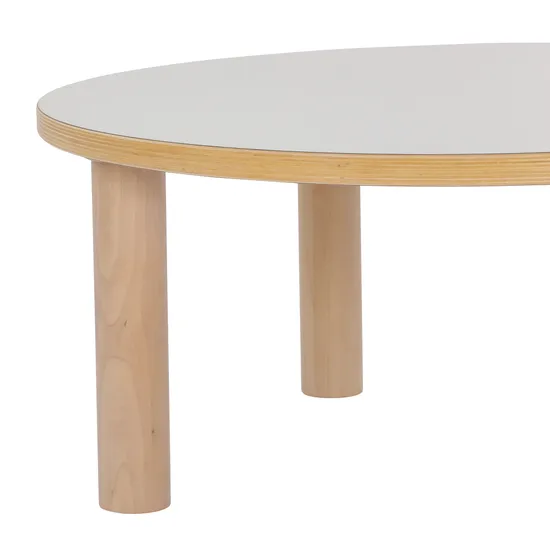 SafeSpace - Toddler Round Table - White - Modern Teaching Aids NZ