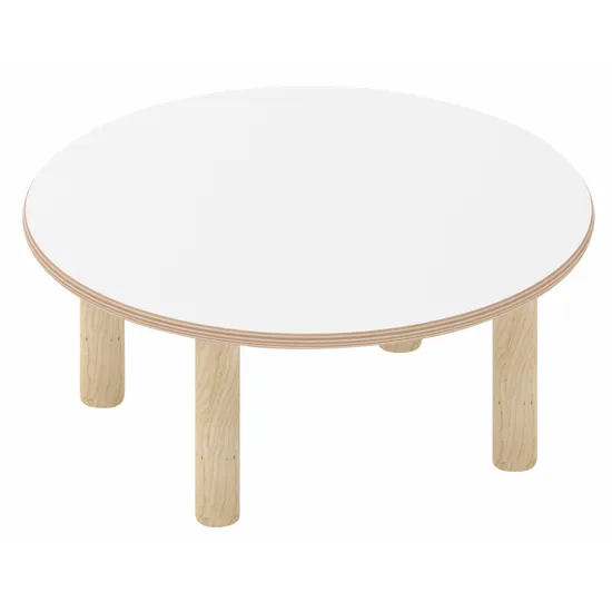 SafeSpace - Toddler Round Table - White - Modern Teaching Aids NZ