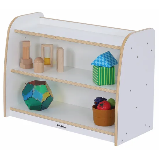 SafeSpace - Storage Shelf & Mirror - White - Modern Teaching Aids NZ