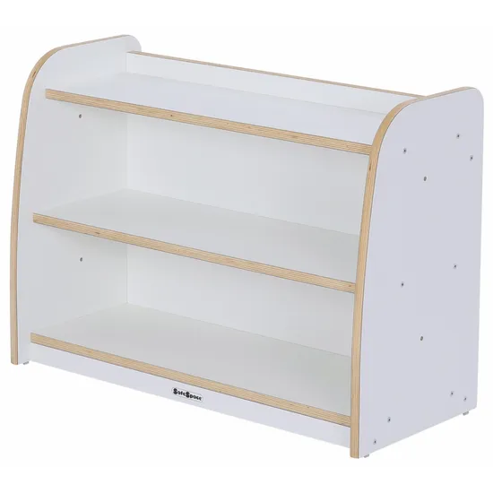 SafeSpace - Storage Shelf & Mirror - White - Modern Teaching Aids NZ