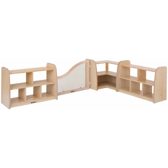 SafeSpace Corner Furniture Kit - Natural - Modern Teaching Aids NZ