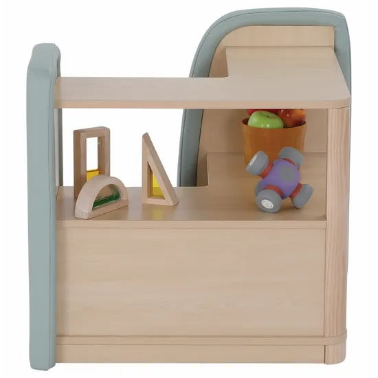 SafeSpace - Corner Unit - Sage - Modern Teaching Aids NZ