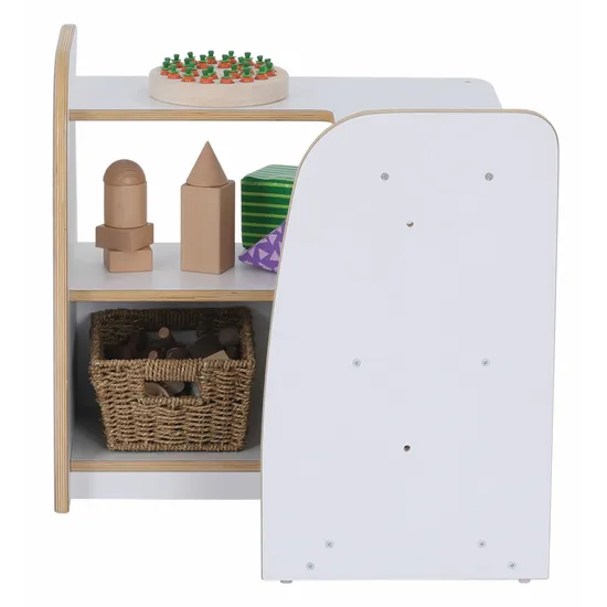 SafeSpace - Corner Shelf - White - Modern Teaching Aids NZ