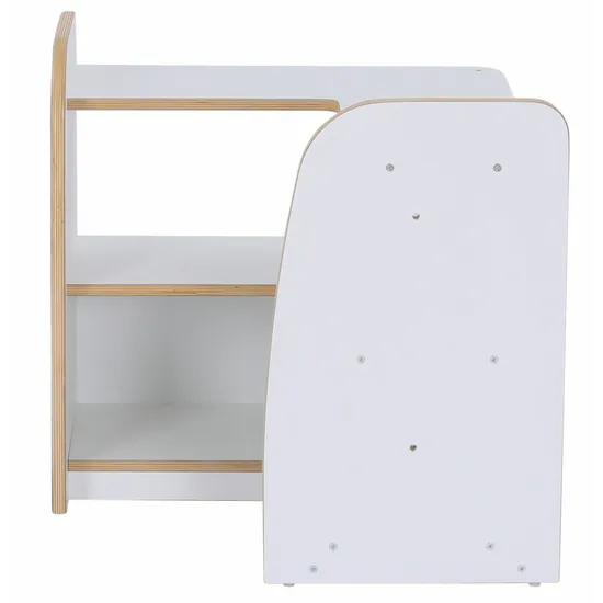 SafeSpace - Corner Shelf - White - Modern Teaching Aids NZ