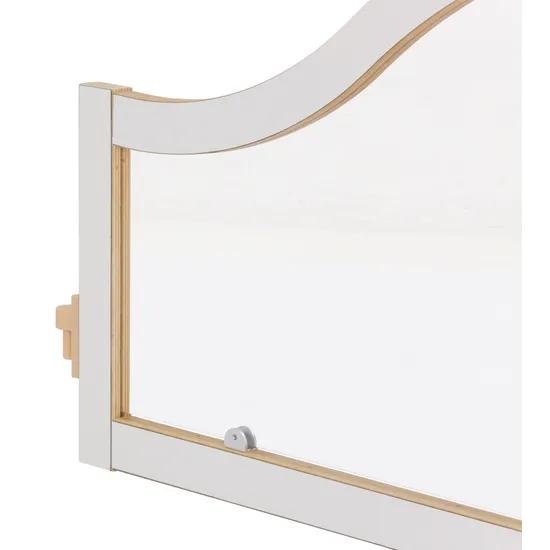 SafeSpace - Curved Divider - White - Modern Teaching Aids NZ