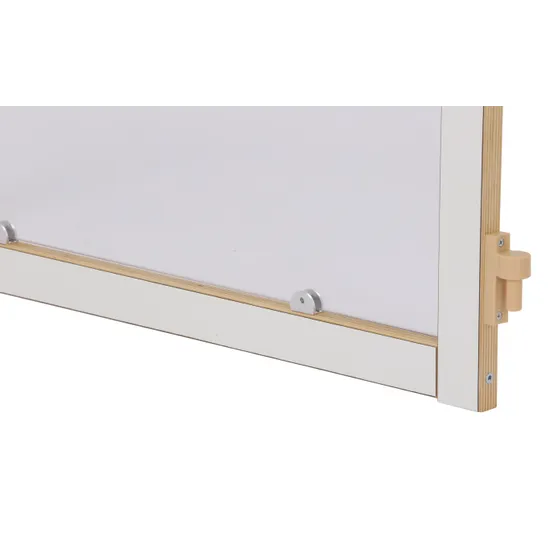 SafeSpace - Curved Divider - White - Modern Teaching Aids NZ