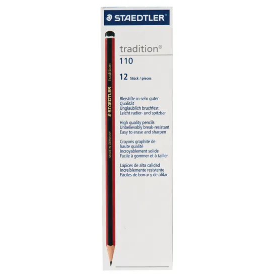 Staedtler Tradition Black Graphite HB - Pack of 12 - Modern Teaching Aids NZ