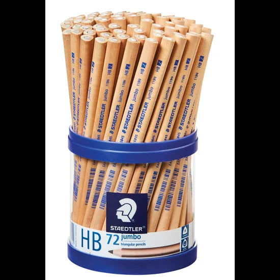 Staedtler Nat Jumbo Triangle Pencils HB - Pack of 72 - Modern Teaching Aids NZ
