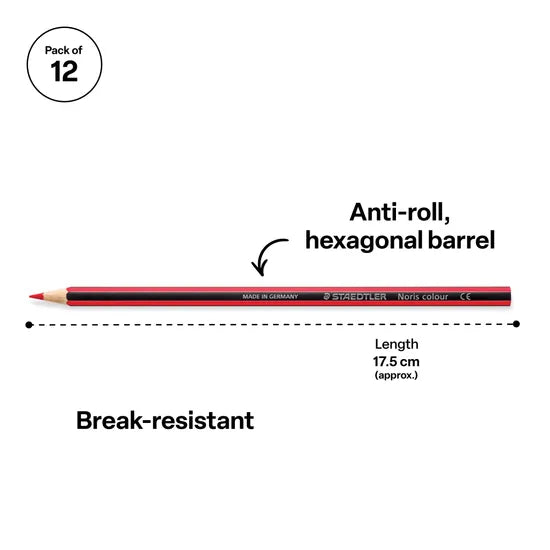Staedtler Noris Coloured Pencils - Pack of 12 - Modern Teaching Aids NZ