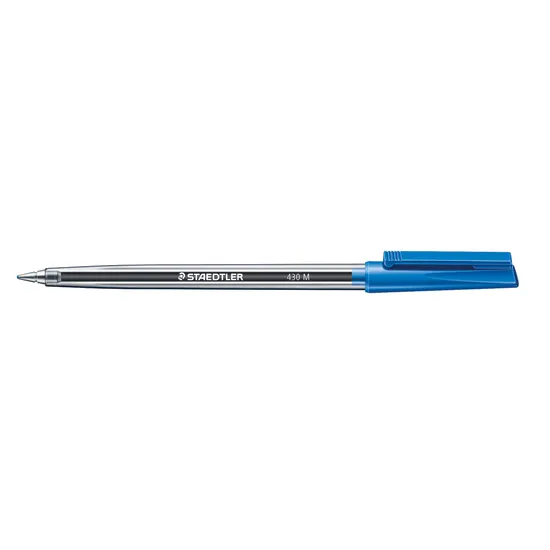 Staedtler 430 Stick Pen Medium Blu Pk 10 - Modern Teaching Aids NZ