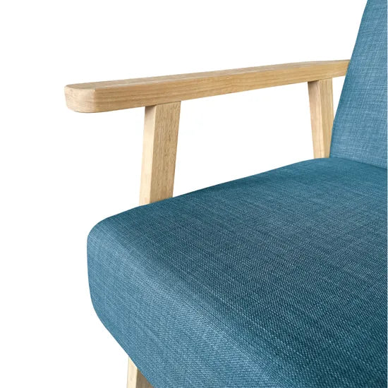 Stockholm Spaces - Adult Armchair - Blue - Modern Teaching Aids NZ