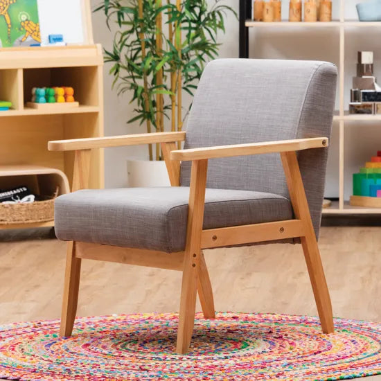 Stockholm Spaces - Adult Armchair - Grey - Modern Teaching Aids NZ