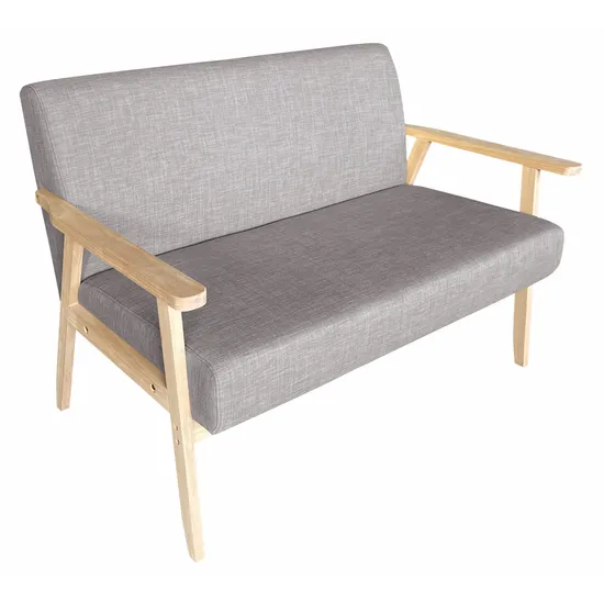 Stockholm Spaces - Adult Double Sofa - Grey - Modern Teaching Aids NZ