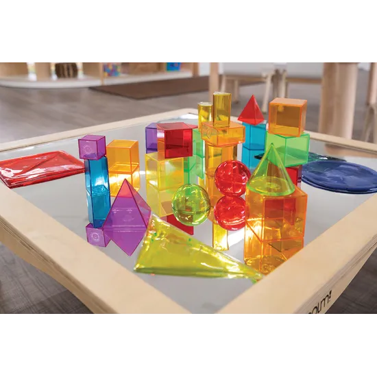 Stockholm Mirrored Exploratory Low Table 75cm - Modern Teaching Aids NZ