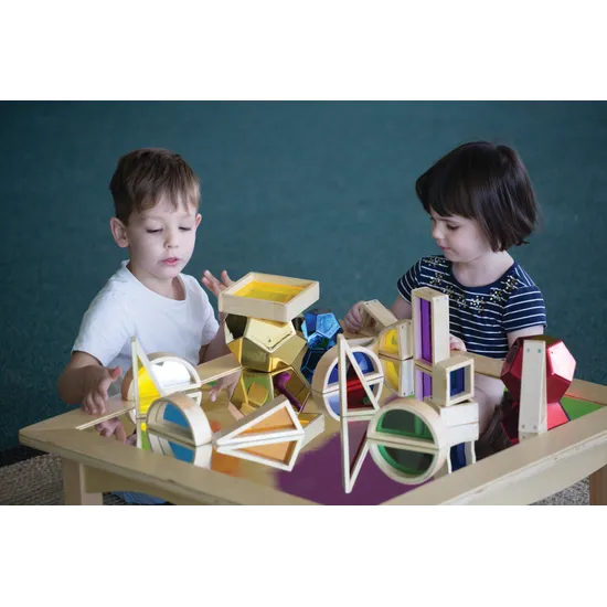 Stockholm Mirrored Exploratory Low Table 75cm - Modern Teaching Aids NZ