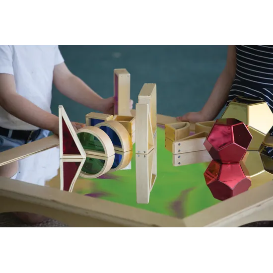 Stockholm Mirrored Exploratory Low Table 75cm - Modern Teaching Aids NZ