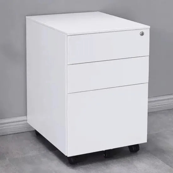 Ergerite Mobile Filing Pedestal - White