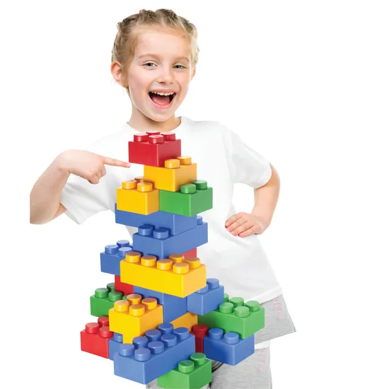 Large Soft Blocks Construction Set - 60 pieces - Modern Teaching Aids NZ