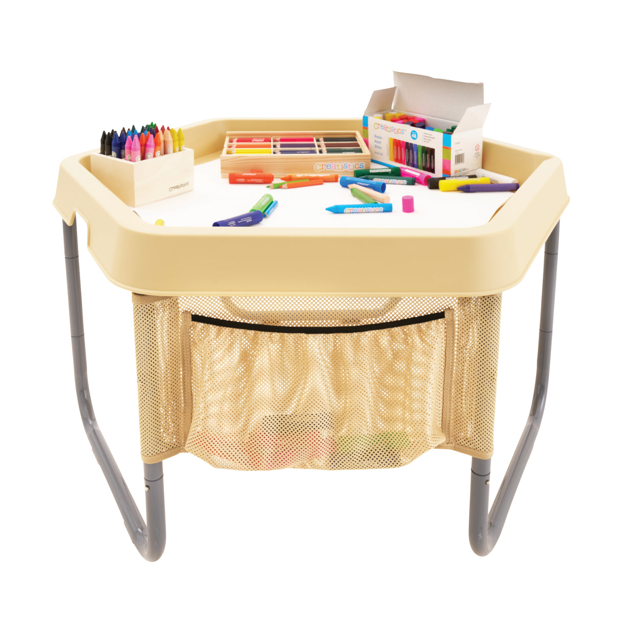 Hex Tray Pocket - Sand - Modern Teaching Aids NZ